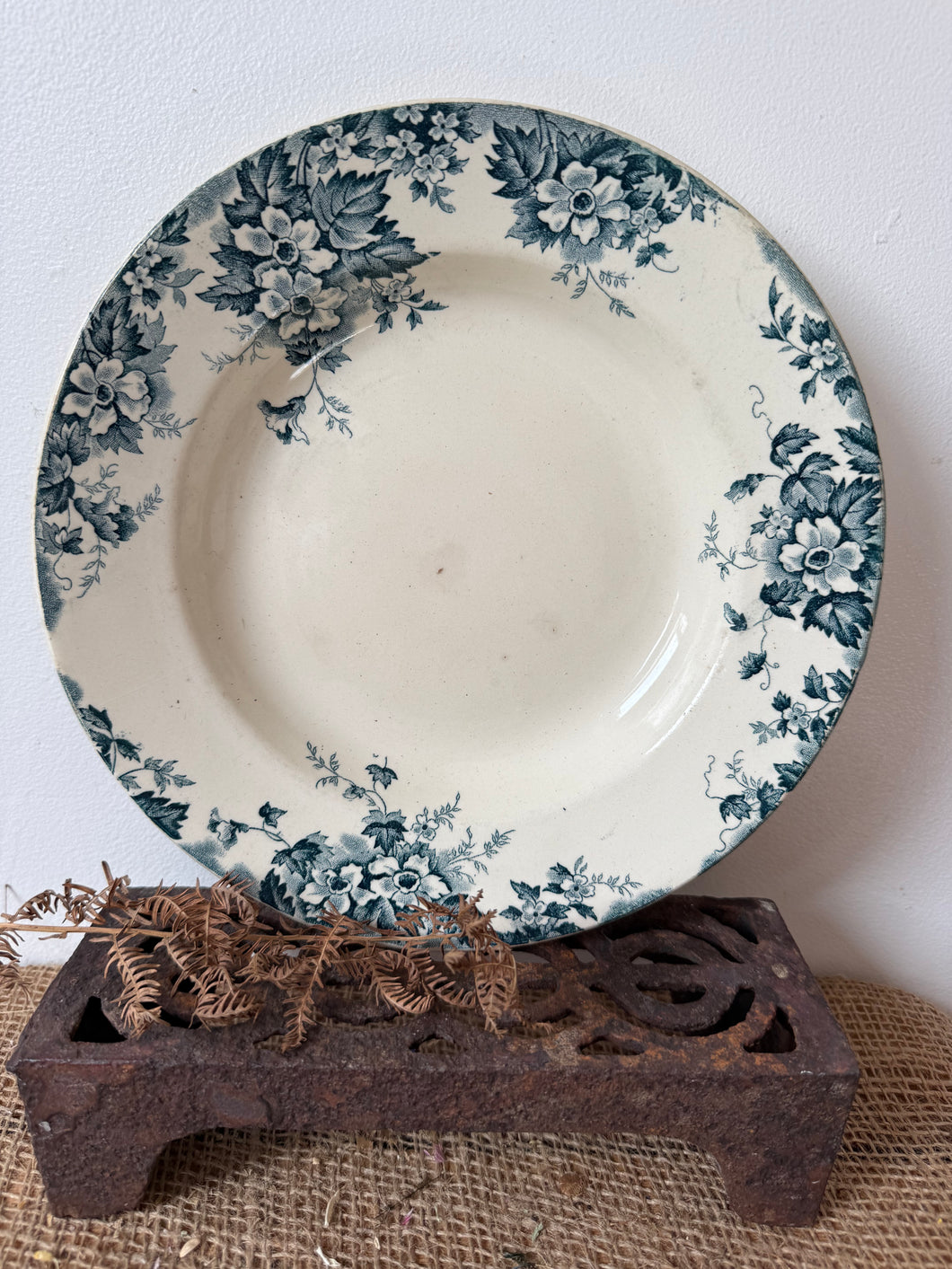 Pretty French Ironstone Dish