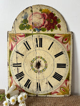 Load image into Gallery viewer, Lovely Floral Wooden Vintage Clockface
