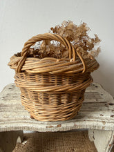 Load image into Gallery viewer, Cute French Vintage Miniature Champagne Basket
