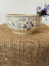 Load image into Gallery viewer, Beautiful Blue Delicate Ironstone Bowl
