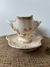 Load image into Gallery viewer, French Pink and White Sauciere
