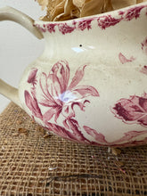 Load image into Gallery viewer, Gorgeous French Ironstone Tubby Water Jug
