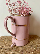 Load image into Gallery viewer, French Pink Enamel Spouted Jug
