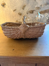 Load image into Gallery viewer, French Bleached Wicker Foraging Basket
