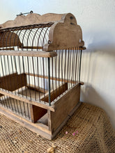 Load image into Gallery viewer, French Wire and Wood Bird Cage
