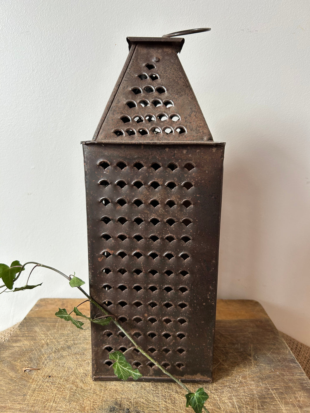 Rustic Vintage Metal Lantern