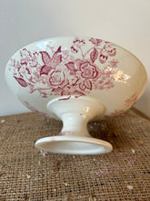 Load image into Gallery viewer, Pretty Pink Transferware Raised Plate
