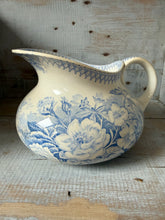 Load image into Gallery viewer, French Gentle Blue Sarreguimes Jardiniere Jug

