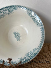 Load image into Gallery viewer, Small Green Transferware Bowl
