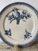 Load image into Gallery viewer, French Vintage Cockatoo Transferware Plate
