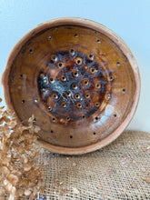 Load image into Gallery viewer, Antique French Glazed Terracotta Berry Drainer
