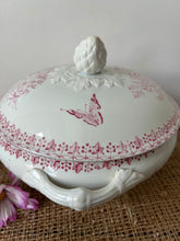 Load image into Gallery viewer, French Pink Ironstone Soupiere
