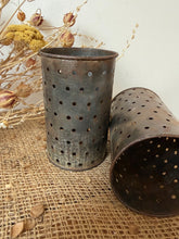 Load image into Gallery viewer, French Tall Metal Vintage Faisselle
