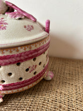 Load image into Gallery viewer, Pretty Pink Lidded Ironstone Pot
