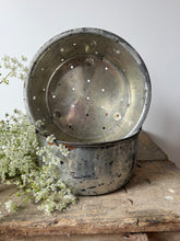 Load image into Gallery viewer, Gorgeous Huge Heavy Metal Vintage Faisselle
