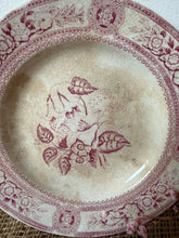 Load image into Gallery viewer, Gorgeous Buttery and Crazed Pink Floral Plate
