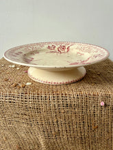 Load image into Gallery viewer, Lovely French Buttery Pink Transferware Compote
