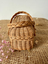 Load image into Gallery viewer, French Hard to find Mini Vintage Bressan Wicker Panier
