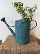 Load image into Gallery viewer, Beautiful Blue Vintage Watering Can
