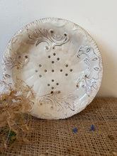 Load image into Gallery viewer, Pretty French Ironstone Strainer
