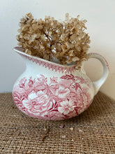 Load image into Gallery viewer, Pink Transferware Sarreguimes Jug
