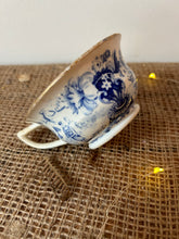 Load image into Gallery viewer, Pretty Blue and White Transferware Teacup
