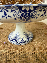 Load image into Gallery viewer, French Vintage Pretty Blue Compote
