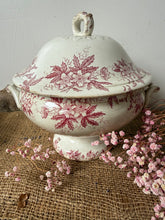 Load image into Gallery viewer, Beautiful French Floral Ironstone Soupiere
