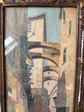 Load image into Gallery viewer, Gentle French Framed Painting Dated 1941

