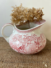 Load image into Gallery viewer, Pink Transferware Sarreguimes Jug
