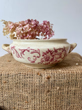 Load image into Gallery viewer, Very Pretty French Vintage Pink Soupiere
