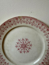 Load image into Gallery viewer, Pretty French Pink and White Ironstone Plate
