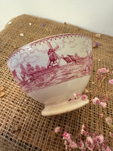 Load image into Gallery viewer, French Vintage Pink Transferware Cafe au Lait
