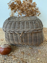 Load image into Gallery viewer, French Small vintage wicker Basket
