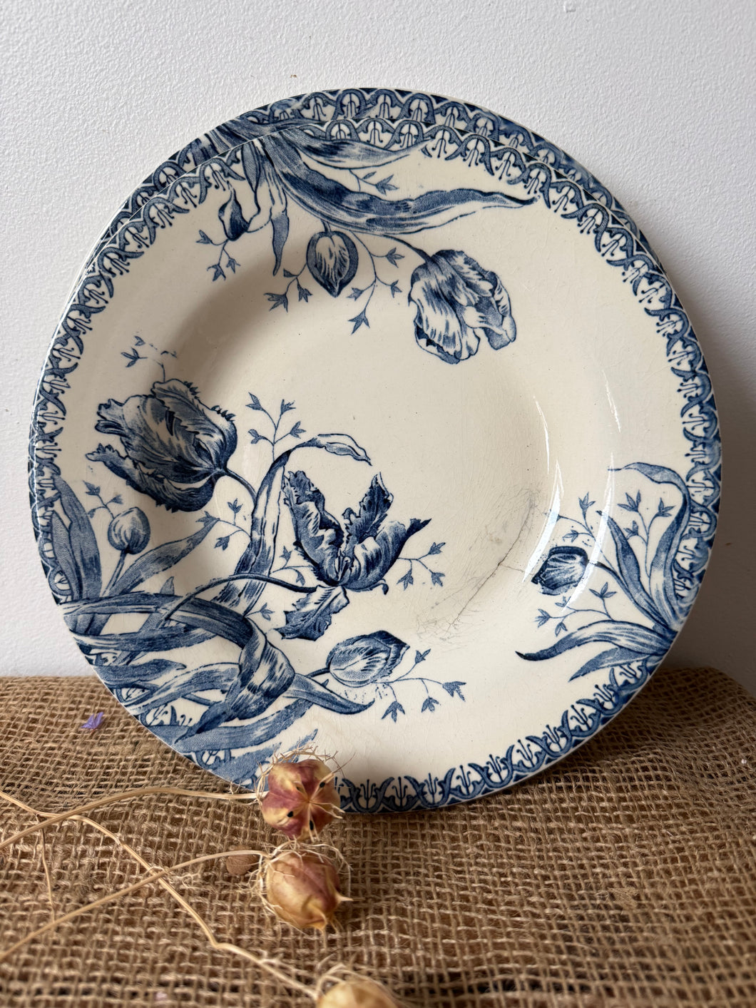 French Gien Ironstone Tulipe Dishes