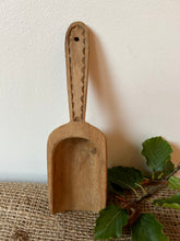 Load image into Gallery viewer, Hand carved Wooden Scoop
