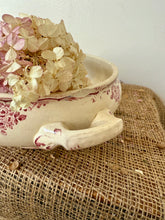 Load image into Gallery viewer, Lovely French Pink Transferware Soupiere
