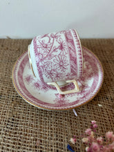 Load image into Gallery viewer, Pretty Pink Vintage Coffee Can and Saucer
