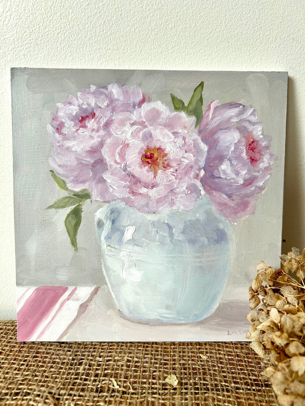 Pretty Peony Oil Painting