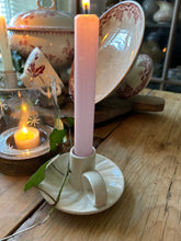 Load image into Gallery viewer, Neutral Scallop Shaped Wee Willie Candle Holder
