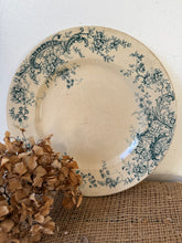Load image into Gallery viewer, French Green Transferware Plate
