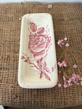 Load image into Gallery viewer, Lovely French Pink Rose Soap Dish
