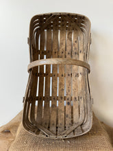 Load image into Gallery viewer, French Vintage Wooden Slatted Basket
