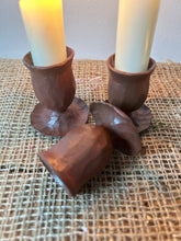 Load image into Gallery viewer, Rustic Metal Candle Holders
