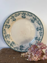 Load image into Gallery viewer, Large Choisy de Roi Dark Green Transferware Plate
