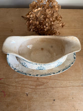 Load image into Gallery viewer, French Buttery Blue Art Deco Sauciere
