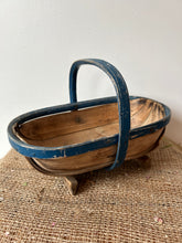 Load image into Gallery viewer, Lovely French Blue Edged Trug
