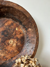 Load image into Gallery viewer, Large Hand Carved Vintage Wooden Bowl
