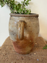 Load image into Gallery viewer, Large Vintage Stoneware Handled Pot
