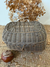 Load image into Gallery viewer, French Small vintage wicker Basket
